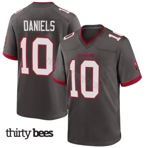 Jalon Daniels ＃10 Tampa Bay Buccaneers Youth Game Pewter Alternate Jersey