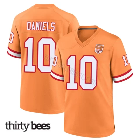Jalon Daniels ＃10 Tampa Bay Buccaneers Youth Game Cream sicle 50th Season Jersey