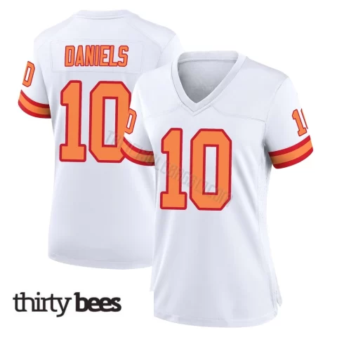 Jalon Daniels ＃10 Tampa Bay Buccaneers Women's Game White '76 Jersey