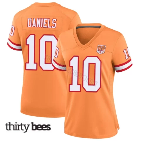 Jalon Daniels ＃10 Tampa Bay Buccaneers Women's Game Cream sicle 50th Season Jersey