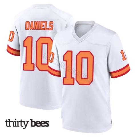 Jalon Daniels ＃10 Tampa Bay Buccaneers Youth Game White '76 Jersey