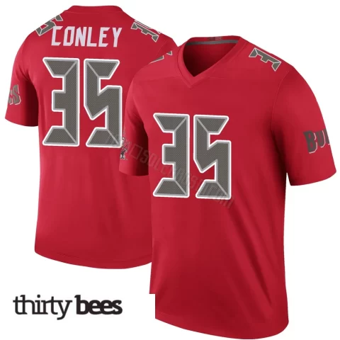 Ja'Qurious Conley ＃35 Tampa Bay Buccaneers Youth Legend Red Color Rush Jersey