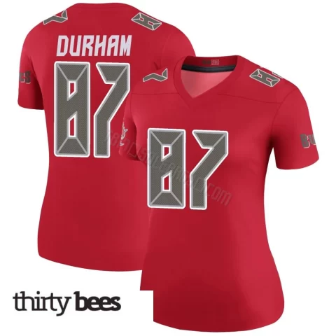 Payne Durham ＃87 Tampa Bay Buccaneers Women's Legend Red Color Rush Jersey