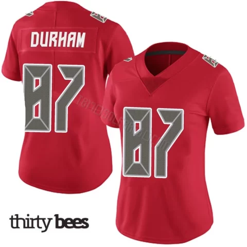 Payne Durham ＃87 Tampa Bay Buccaneers Women's Limited Red Team Color Vapor Untouchable Jersey