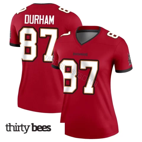 Payne Durham ＃87 Tampa Bay Buccaneers Women's Legend Red Jersey