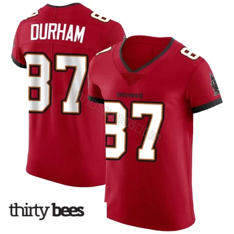 Payne Durham ＃87 Tampa Bay Buccaneers Men's Elite Red Vapor Jersey