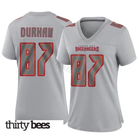 Payne Durham ＃87 Tampa Bay Buccaneers Women's Game Gray Atmosphere Fashion Jersey