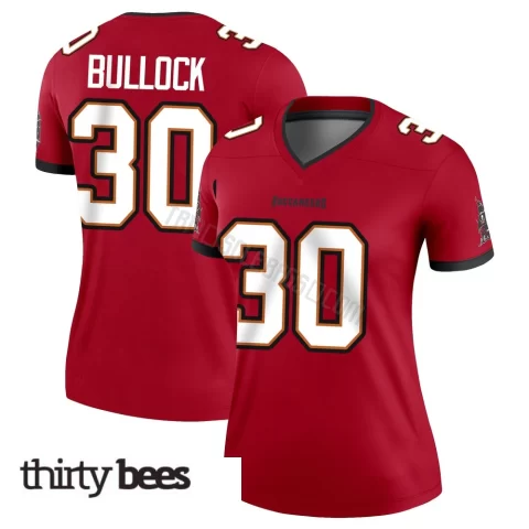 John Bullock ＃30 Tampa Bay Buccaneers Women's Legend Red Jersey