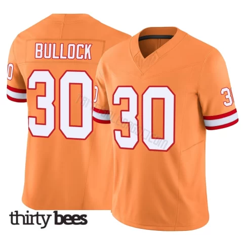 John Bullock ＃30 Tampa Bay Buccaneers Men's Limited Orange Vapor F.U.S.E. Jersey