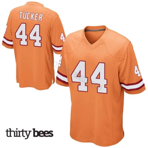 Sean Tucker ＃44 Tampa Bay Buccaneers Men's Game Orange Alternate Jersey