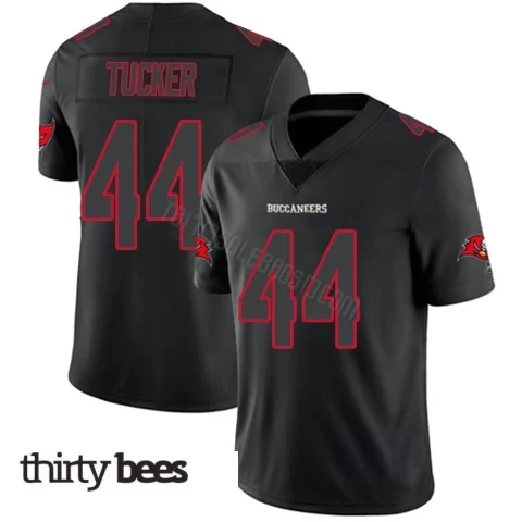 Sean Tucker ＃44 Tampa Bay Buccaneers Men's Limited Black Impact Jersey