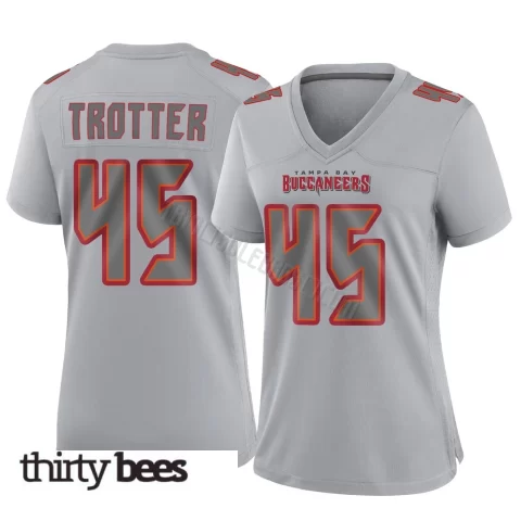 Josiah Trotter ＃45 Tampa Bay Buccaneers Women's Game Gray Atmosphere Fashion Jersey