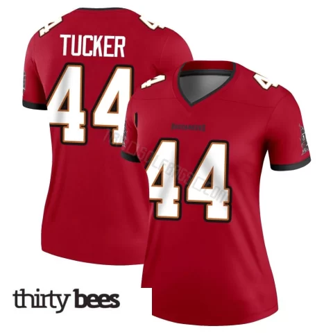 Sean Tucker ＃44 Tampa Bay Buccaneers Women's Legend Red Jersey