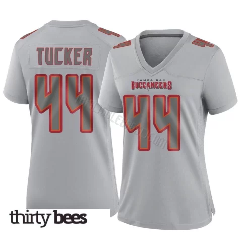 Sean Tucker ＃44 Tampa Bay Buccaneers Women's Game Gray Atmosphere Fashion Jersey