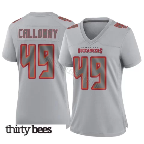 Kadarius Calloway ＃49 Tampa Bay Buccaneers Women's Game Gray Atmosphere Fashion Jersey