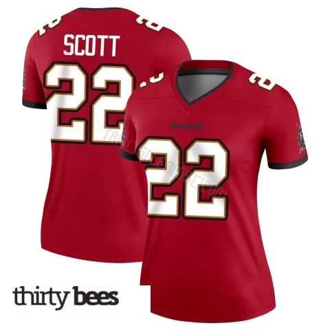 Keionte Scott ＃22 Tampa Bay Buccaneers Women's Legend Red Jersey