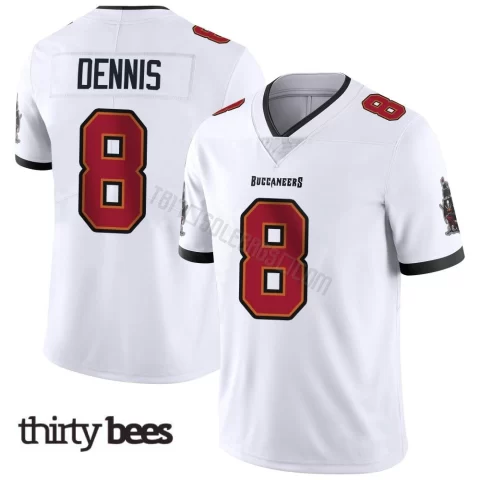 SirVocea Dennis ＃8 Tampa Bay Buccaneers Men's Limited White Vapor Untouchable Jersey