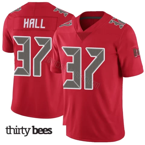 Kemon Hall ＃37 Tampa Bay Buccaneers Youth Limited Red Color Rush Jersey