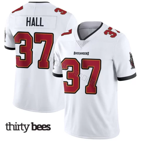 Kemon Hall ＃37 Tampa Bay Buccaneers Men's Limited White Vapor Untouchable Jersey