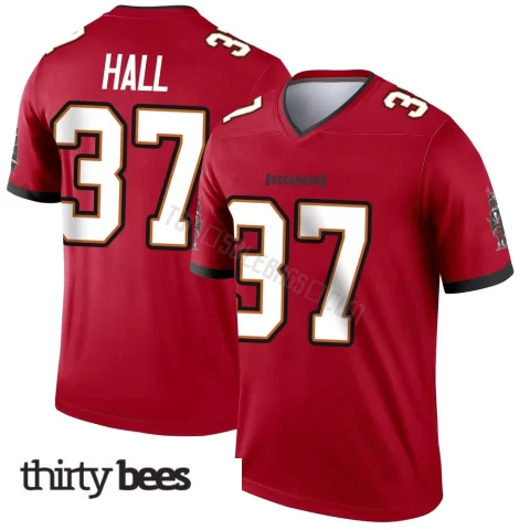Kemon Hall ＃37 Tampa Bay Buccaneers Youth Legend Red Jersey
