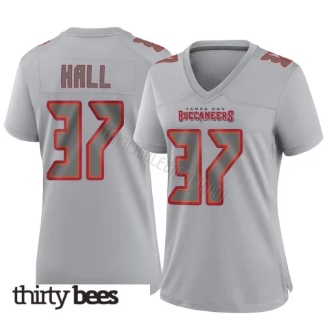 Kemon Hall ＃37 Tampa Bay Buccaneers Women's Game Gray Atmosphere Fashion Jersey