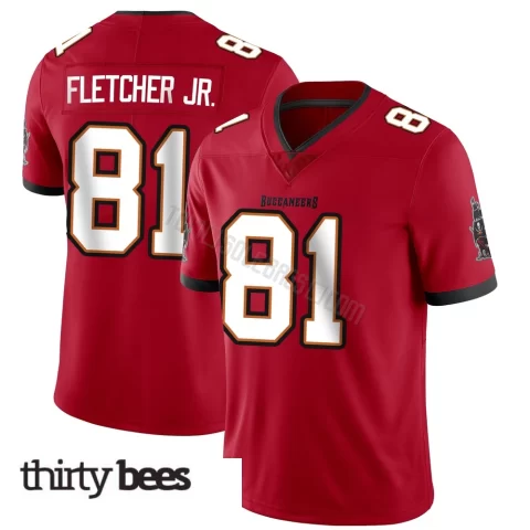 Kenny Fletcher Jr. ＃81 Tampa Bay Buccaneers Youth Limited Red Team Color Vapor Untouchable Jersey