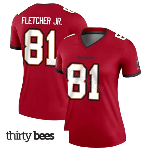 Kenny Fletcher Jr. ＃81 Tampa Bay Buccaneers Women's Legend Red Jersey