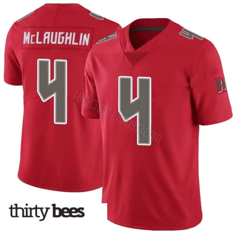 Chase McLaughlin ＃4 Tampa Bay Buccaneers Youth Limited Red Color Rush Jersey