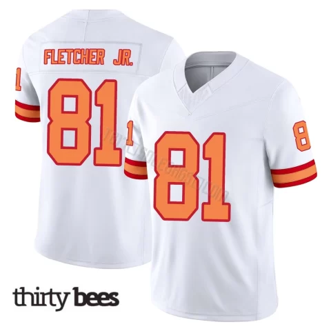 Kenny Fletcher Jr. ＃81 Tampa Bay Buccaneers Men's Limited White '76 Vapor F.U.S.E. Jersey