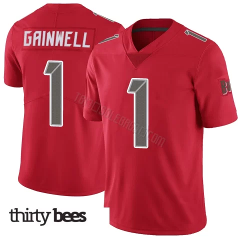 Kenny Gainwell ＃1 Tampa Bay Buccaneers Youth Limited Red Color Rush Jersey