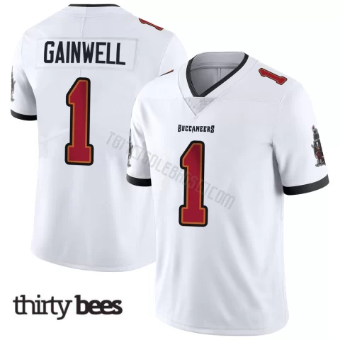 Kenny Gainwell ＃1 Tampa Bay Buccaneers Men's Limited White Vapor Untouchable Jersey