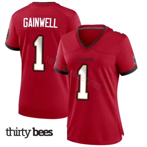 Kenny Gainwell ＃1 Tampa Bay Buccaneers Women's Game Red Team Color Jersey