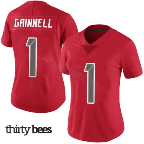 Kenny Gainwell ＃1 Tampa Bay Buccaneers Women's Limited Red Team Color Vapor Untouchable Jersey