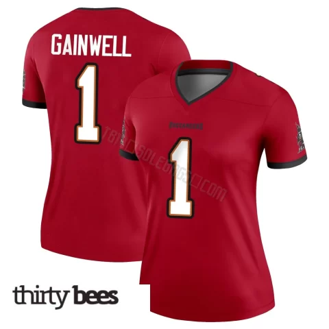 Kenny Gainwell ＃1 Tampa Bay Buccaneers Women's Legend Red Jersey
