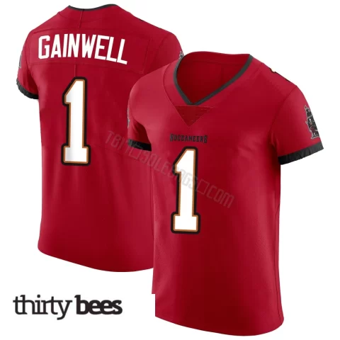 Kenny Gainwell ＃1 Tampa Bay Buccaneers Men's Elite Red Vapor Jersey