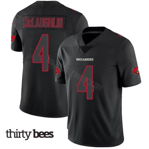 Chase McLaughlin ＃4 Tampa Bay Buccaneers Men's Limited Black Impact Jersey