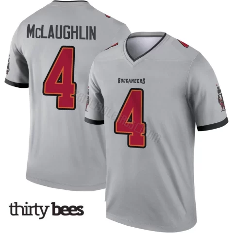 Chase McLaughlin ＃4 Tampa Bay Buccaneers Youth Legend Gray Inverted Jersey