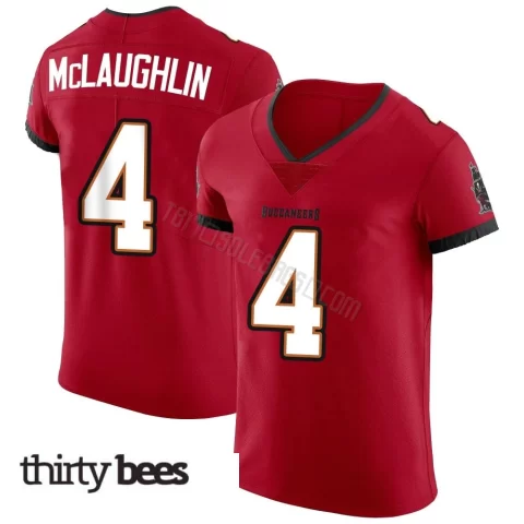 Chase McLaughlin ＃4 Tampa Bay Buccaneers Men's Elite Red Vapor Jersey