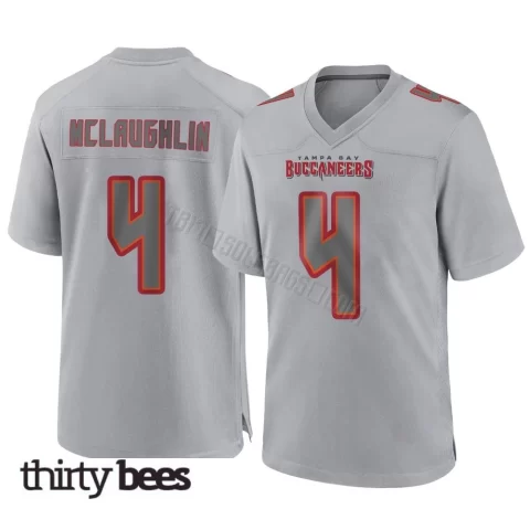 Chase McLaughlin ＃4 Tampa Bay Buccaneers Youth Game Gray Atmosphere Fashion Jersey