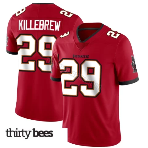 Miles Killebrew ＃29 Tampa Bay Buccaneers Men's Limited Red Team Color Vapor Untouchable Jersey
