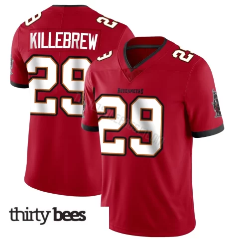 Miles Killebrew ＃29 Tampa Bay Buccaneers Youth Limited Red Team Color Vapor Untouchable Jersey