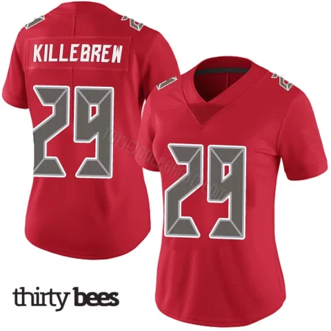 Miles Killebrew ＃29 Tampa Bay Buccaneers Women's Limited Red Team Color Vapor Untouchable Jersey