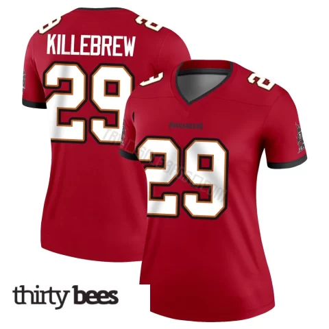 Miles Killebrew ＃29 Tampa Bay Buccaneers Women's Legend Red Jersey