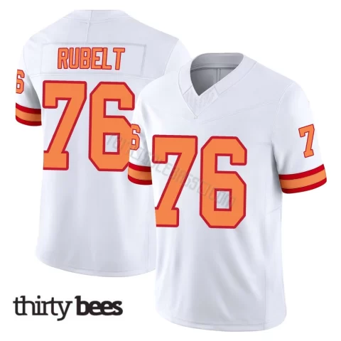 Paul Rubelt ＃76 Tampa Bay Buccaneers Men's Limited White '76 Vapor F.U.S.E. Jersey