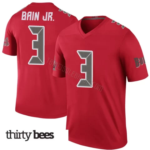 Rueben Bain Jr. ＃3 Tampa Bay Buccaneers Men's Legend Red Color Rush Jersey