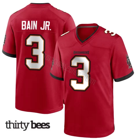 Rueben Bain Jr. ＃3 Tampa Bay Buccaneers Youth Game Red Team Color Jersey