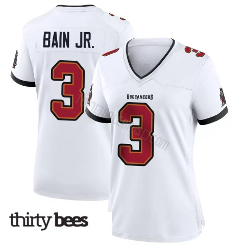 Rueben Bain Jr. ＃3 Tampa Bay Buccaneers Women's Game White Jersey