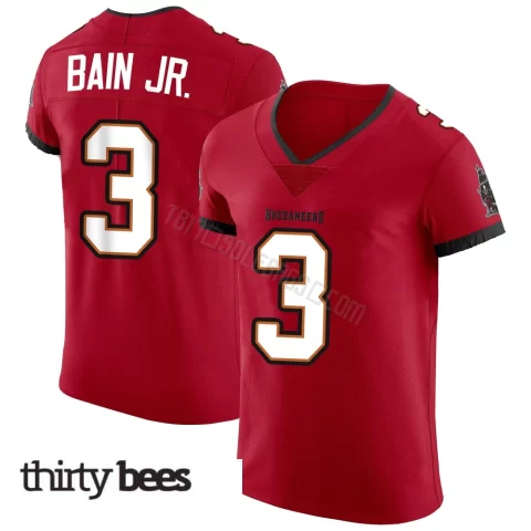 Rueben Bain Jr. ＃3 Tampa Bay Buccaneers Men's Elite Red Vapor Jersey