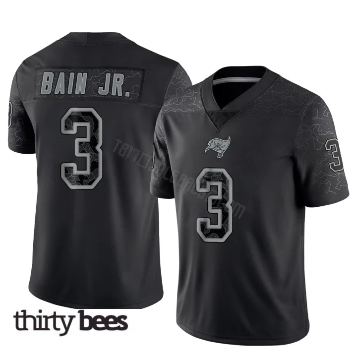 Rueben Bain Jr. ＃3 Tampa Bay Buccaneers Youth Limited Black Reflective Jersey