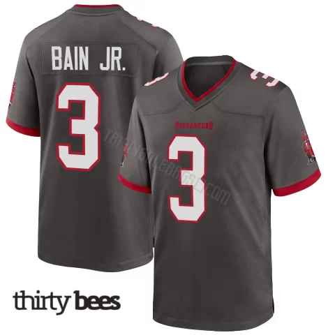 Rueben Bain Jr. ＃3 Tampa Bay Buccaneers Youth Game Pewter Alternate Jersey